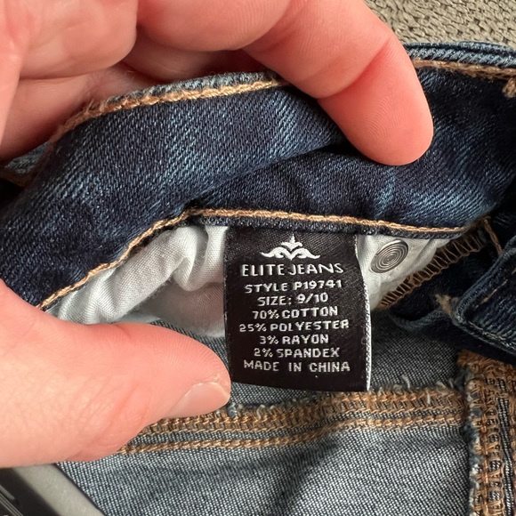Elite Women’s Jeans Size 9/10 - Picture 8 of 8